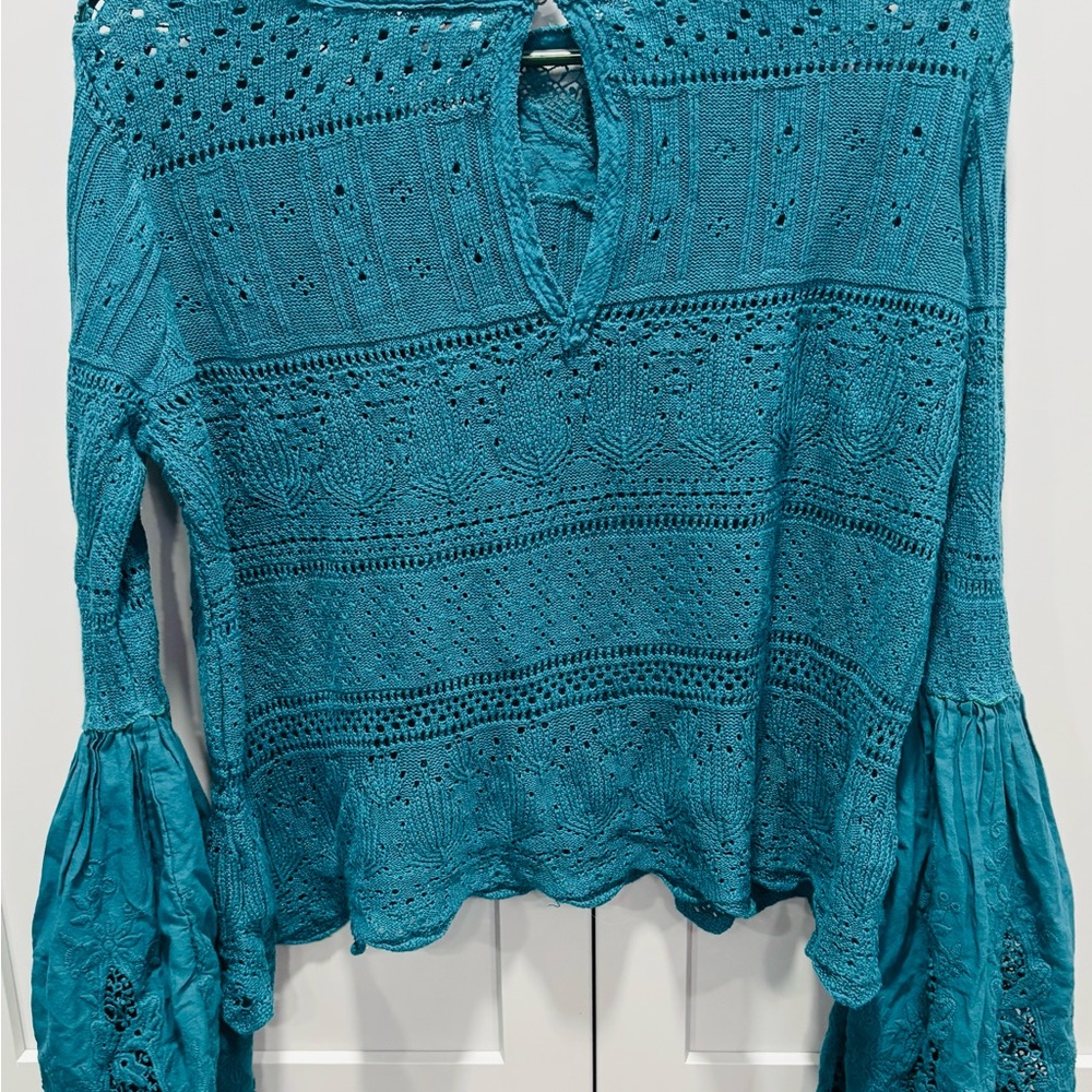 Free People Once Upon A Time Top Size Medium Linen blend - Picture 9 of 10